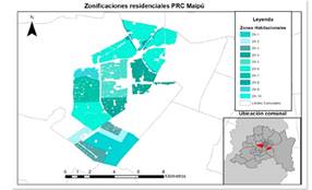 Planificaci&oacute;n urbana comuna de Maip&uacute;