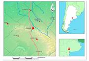 Ubicaci&oacute;n geogr&aacute;fica de la localidad de Pig&uuml;&eacute; en la Rep&uacute;blica Argentina