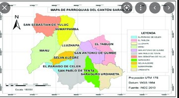 MAPA DEL CANTÓN SARAGURO