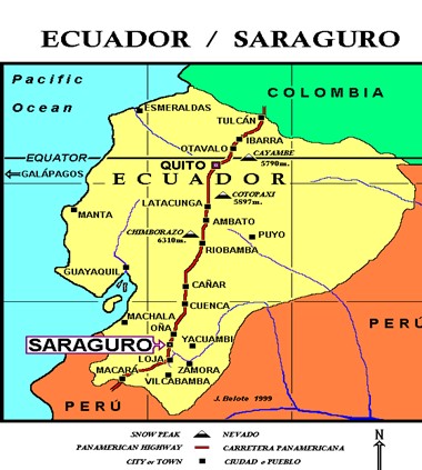 MAPA DEL ECUADOR