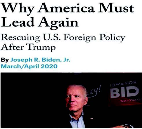 Portada del artículo publicado en la revista Foreign Affairs.