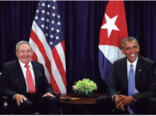 Encuentro entre los presidentes de Cuba, Raúl Castro Ruz, y Barack Obama, de Estados Unidos, La Habana, 21 de marzo de 2016.