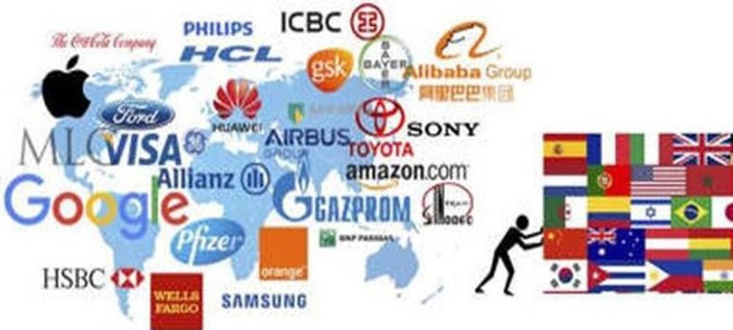 Simboliza las corporaciones transnacionales.