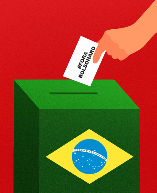 Expresión del mayoritario rechazo social a Bolsonaro.