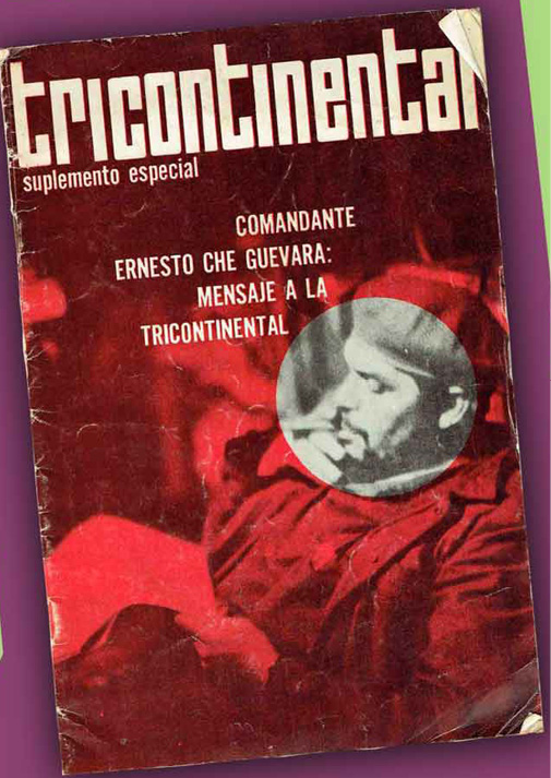 Cubierta de la 1ra edici&oacute;n de la revista Tricontinental.