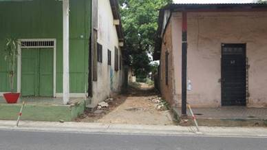  Callejón del Barañano único existente de la Época
Colonial.