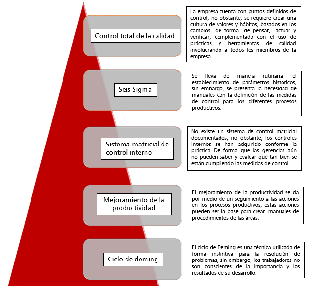 Resumen de las técnicas de manufactura esbelta aplicadas en Joya de Nicaragua, S.A