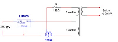 Esquema del circuito 2.