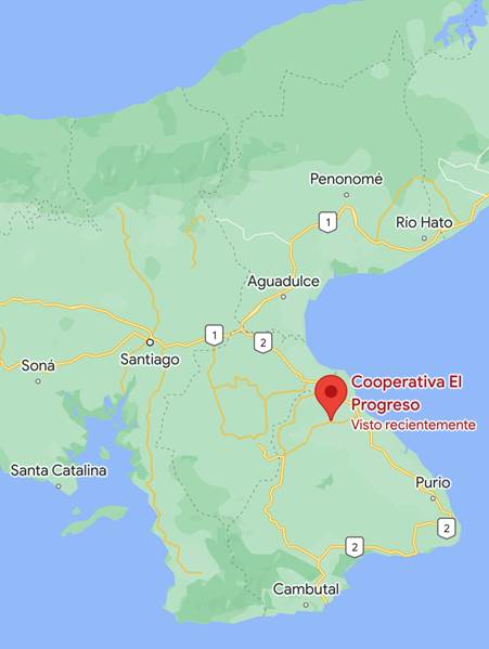 Ubicación Geográfica de la Cooperativa
El Progreso, R. L.