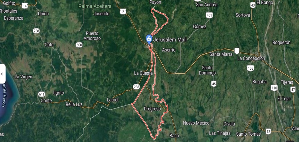 Ubicación geográfica de
Progreso, Chiriquí