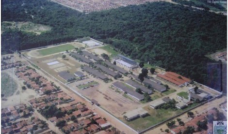 Vista aérea do Centro de Educação.