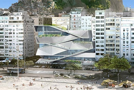 Projeto arquitet&ocirc;nico p&oacute;s-modernista do MIS