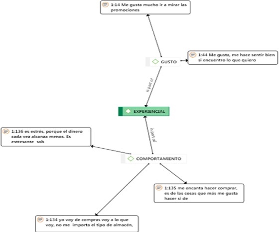 Red sem&aacute;ntica experiencial.