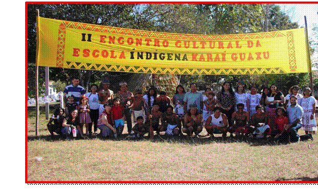 II Encontro Cultural da Escola Indígena Karaí Guaxu Aldeia Nova Jacundá-PA