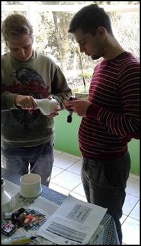 Confeccionando o clorador