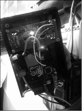 Detalle de la conexión de los componentes del prototipo de monitoreo
