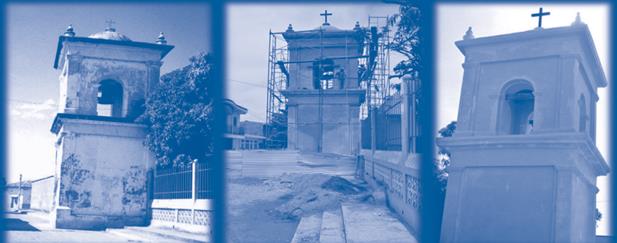 Campanario Parroquia de Santiago Nonualco, que
data del año 1835.