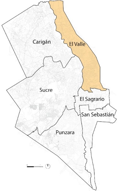 Delimitación del área de
estudio