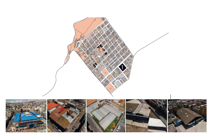 Identificación de áreas y edificaciones dentro del rango de temperatura
superficial establecido.