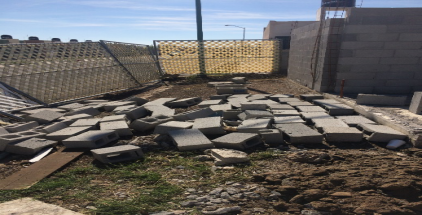 Muro caído (Fuente propia).