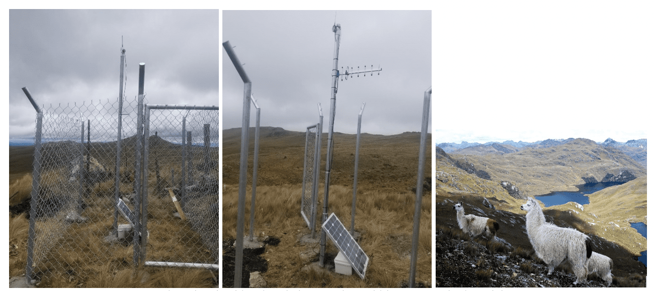 Ejemplos de ubicación de las estaciones
hidro-meteorológicas del Promas.