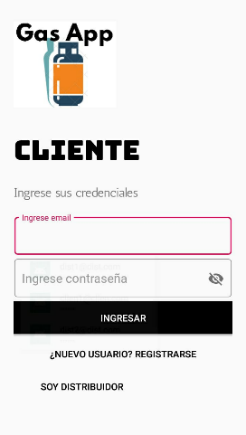 Interfaz ingreso
  cliente.