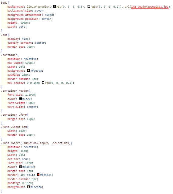 CSS del archivo alta_modificar.css.