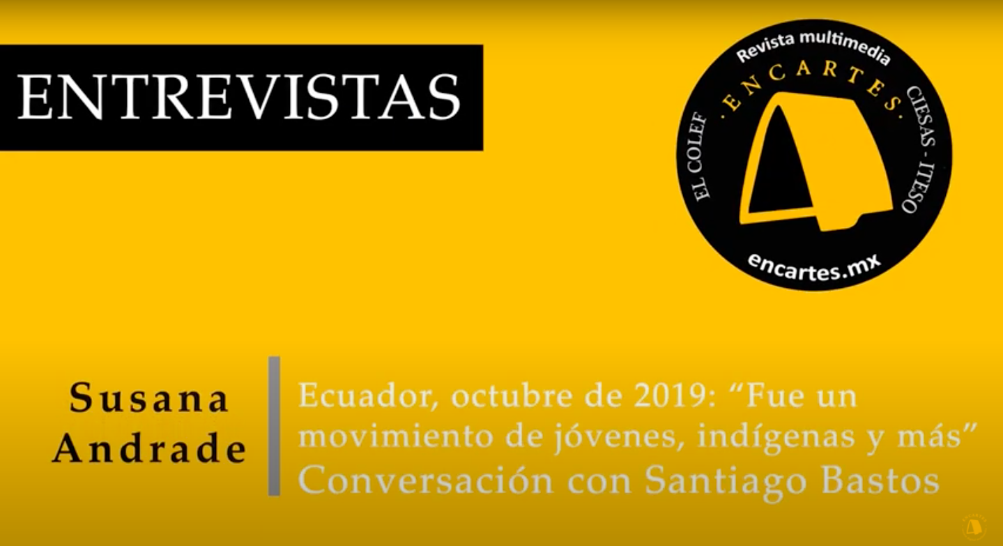 Ecuador, octubre de 2019: “Movimiento de jóvenes, indígenas y más” – Entrevista a Susana Andrade