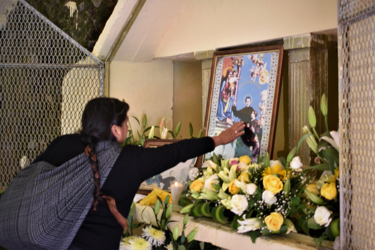 La
llegada a Huetziatl.