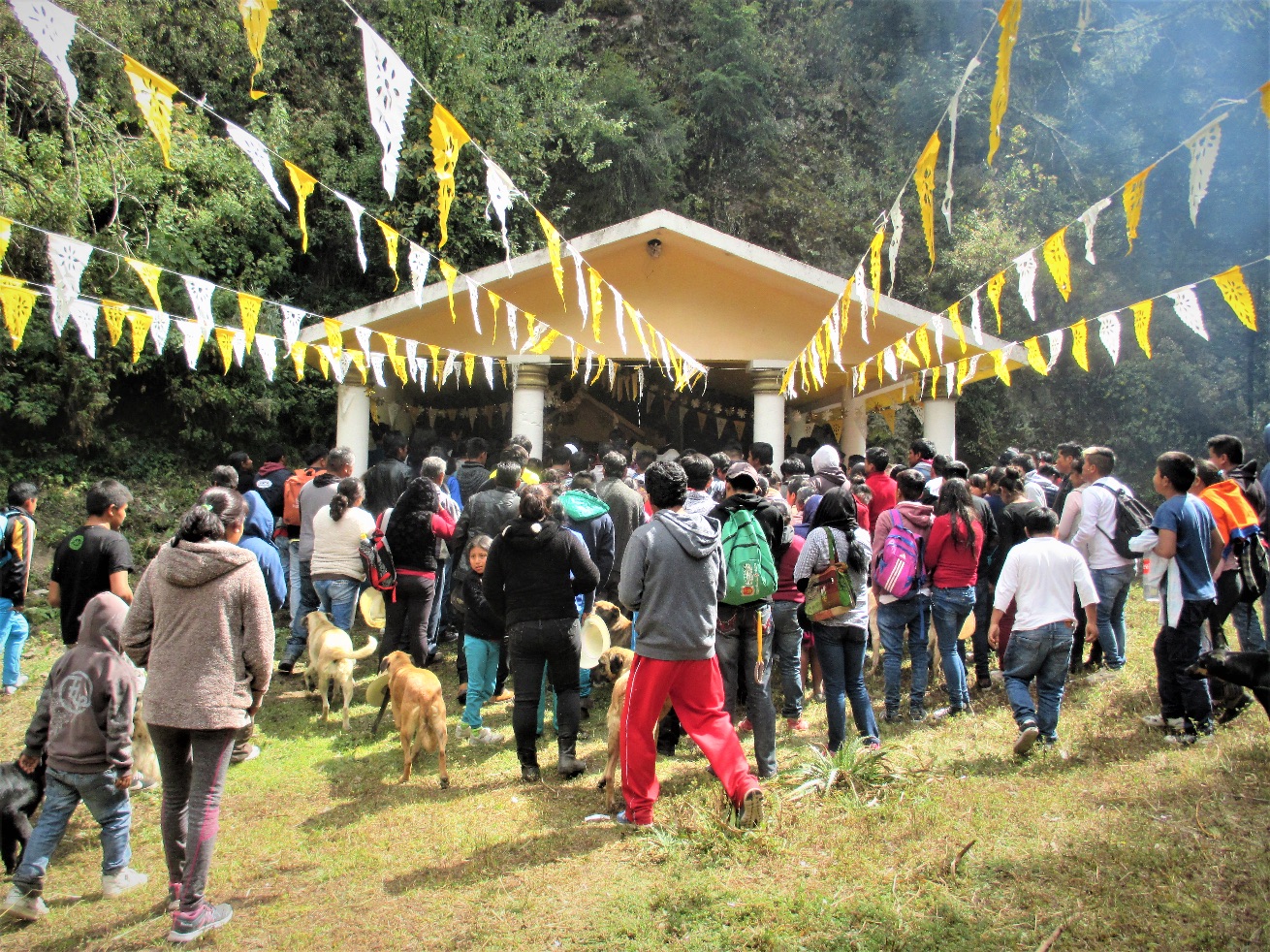 El
principio de la misa.