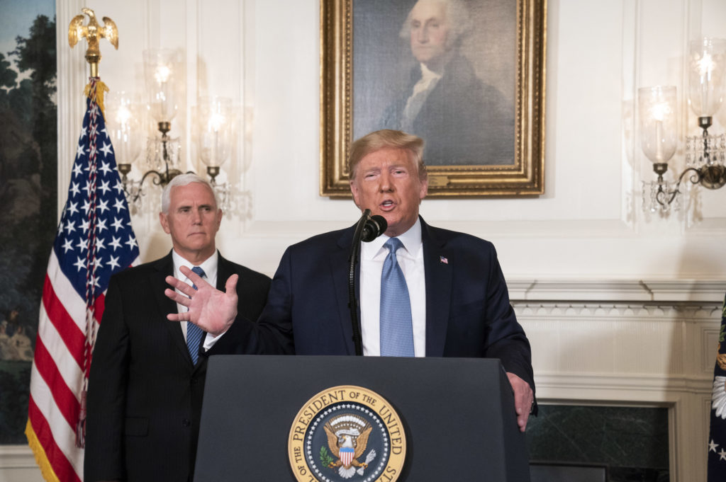 Discurso institucional de Trump en la Casa Blanca el 5 de agosto de 2019