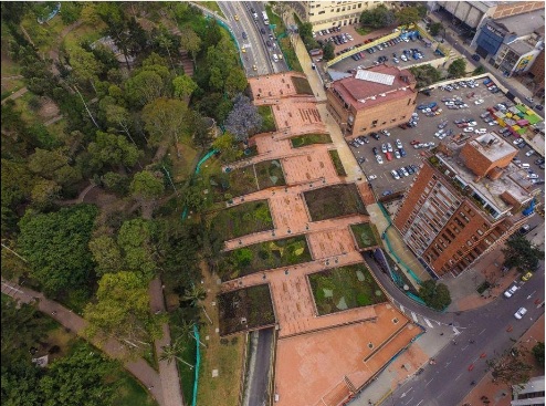 Parque
Bicentenario, Bogotá, Colombia.  
Firma Mazzanti Arquitectos, 2017