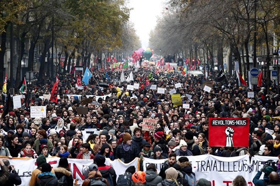 Huelga general en Francia