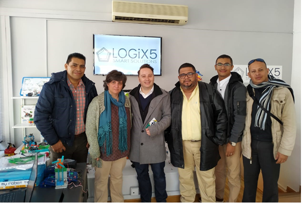 Visita de los
docentes a la empresa LOGIX5, Madrid España.