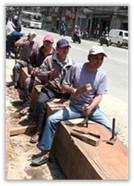 Log preparation of the chariot