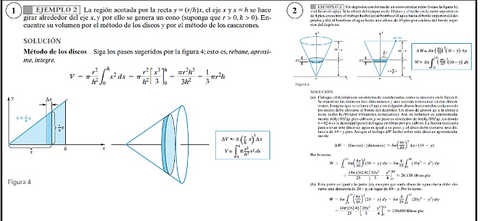 Problemas resueltos similares al modelamiento del trompo de carne cuando se ha rebanado durante un tiempo determinado.