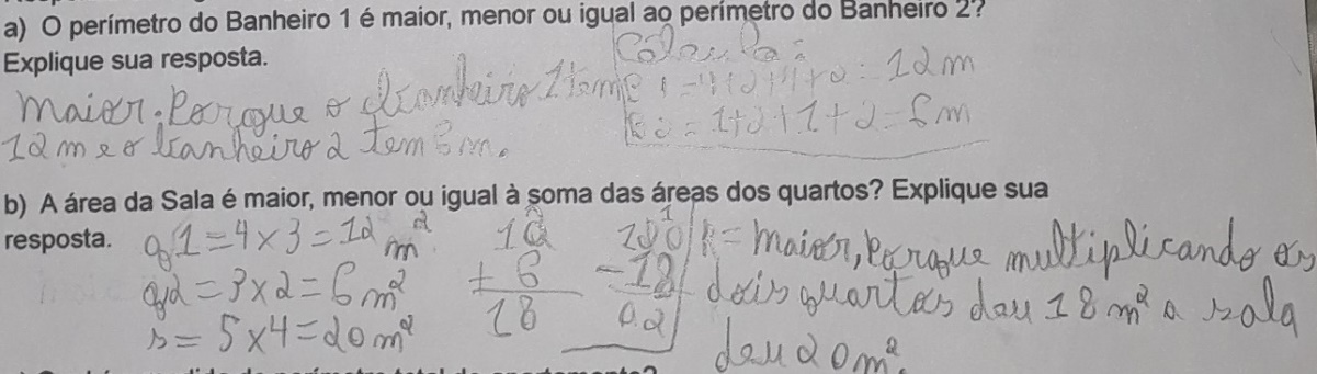 Respostas reformuladas
do aluno A
