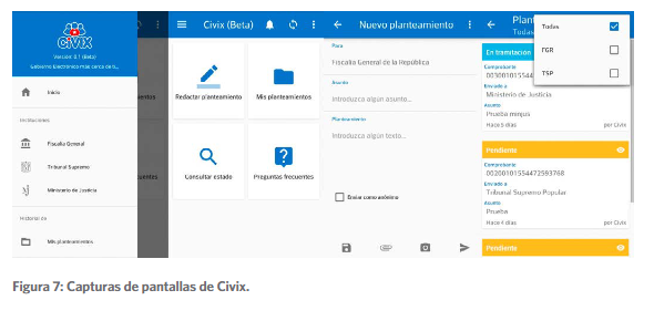 Capturas de pantallas de Civix