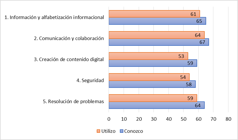 Resultado general por
dimensiones