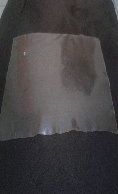 Biopel&iacute;cula de almid&oacute;n termopl&aacute;stico&shy;&shy;.