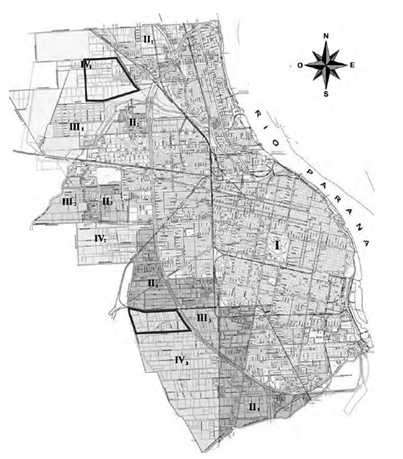 Ubicación de nuevos desarrollos en la clasificación urbanística del suelo de
Rosario