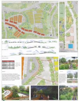 Modelación urbana de vivienda sobre vacíos urbanos: Proyecto N° 1