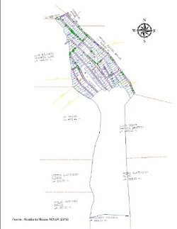 Plano urbanístico asentamiento Nueva Esperanza