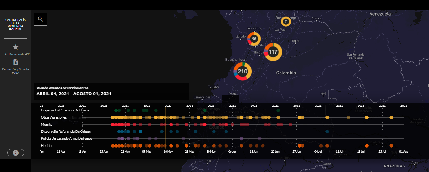Cartografía de la violencia policial