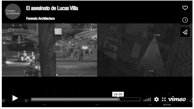 Reconstrucción forense del asesinato de Lucas Villa