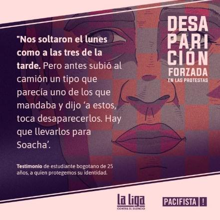  Dos noches dentro de un camión: el
terror policial durante el paro