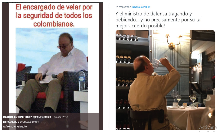 Respuestas al tuit de Humberto de
la Calle donde se muestran imágenes y algunos memes