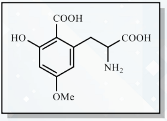 Estructura de caramboxina aislada de Averrhoa carambola