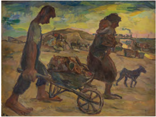 Pedro Gianzone, &laquo;Hierro viejo&raquo;, 1947 (&oacute;leo sobre tela, 76 x 100 cm)