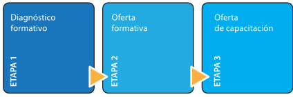 Representación gráfica del proceso de ejecución de la experiencia